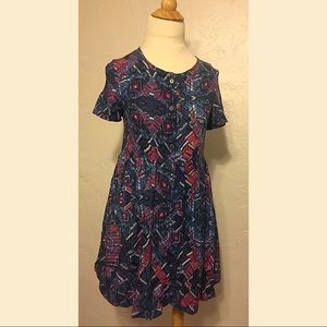 SOLD MINKPINK Geometric Button Up Dress